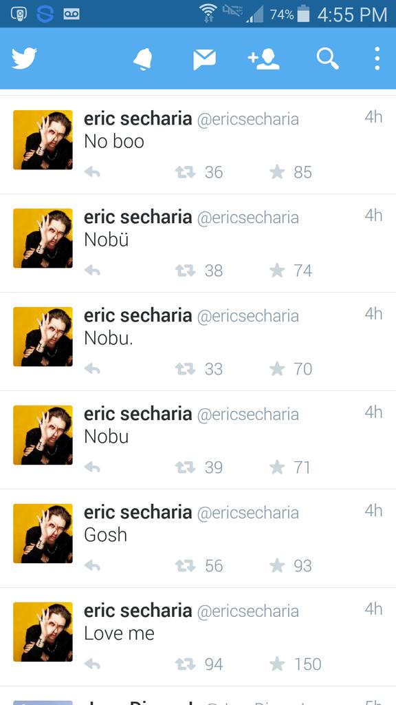 RedHead0526's tweet photo. Hahaha wow @ericsecharia 😂😂 someone was/is bored! https://t.co/XfK0XhI8Bc