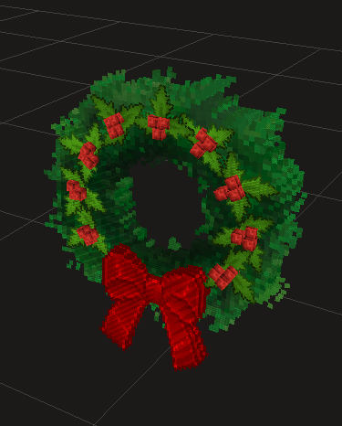 RazzleberryFox's tweet photo. Wreath #2 ready #DecocraftMod X-Mas! https://t.co/8xh3KZyCJI
