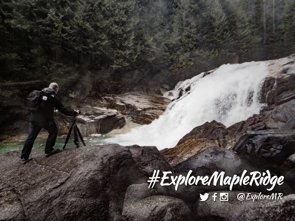 Our fantastically talented, Todd Parker in action! Busy capturing the wild #GoldenEarsPark for #ExploreMapleRidge