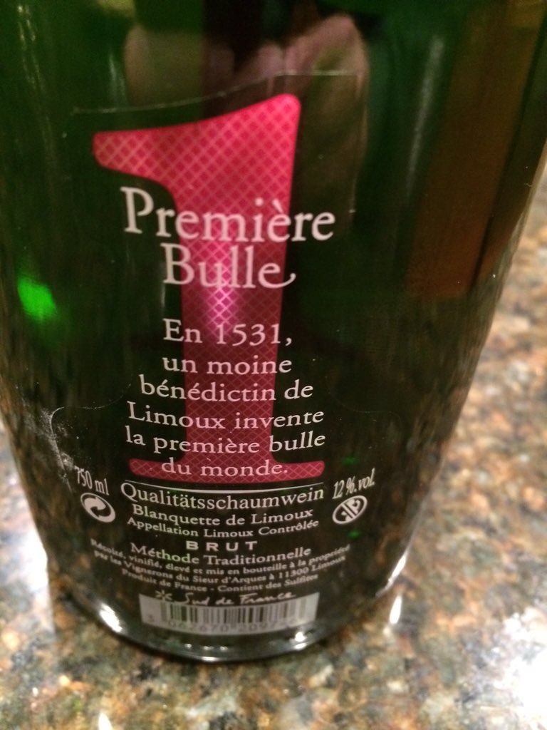 StevieAndLane's tweet photo. #Blanquette de #Limoux for #ChristmasEve! #Cheers #PopItPourItEnjoyIt! #Bubblie https://t.co/a3fbKg6RmB