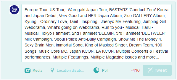 BlockB_united's tweet photo. [❤] What Block B have accomplished in 2015: #ProudBBC https://t.co/AoZW2jStLn