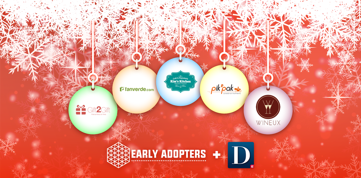EarlyAdoptersMX's tweet photo. #5Startups que mejorarán tu #Navidad:
> https://t.co/hiZeSqgB17 https://t.co/coF3LLM8pp