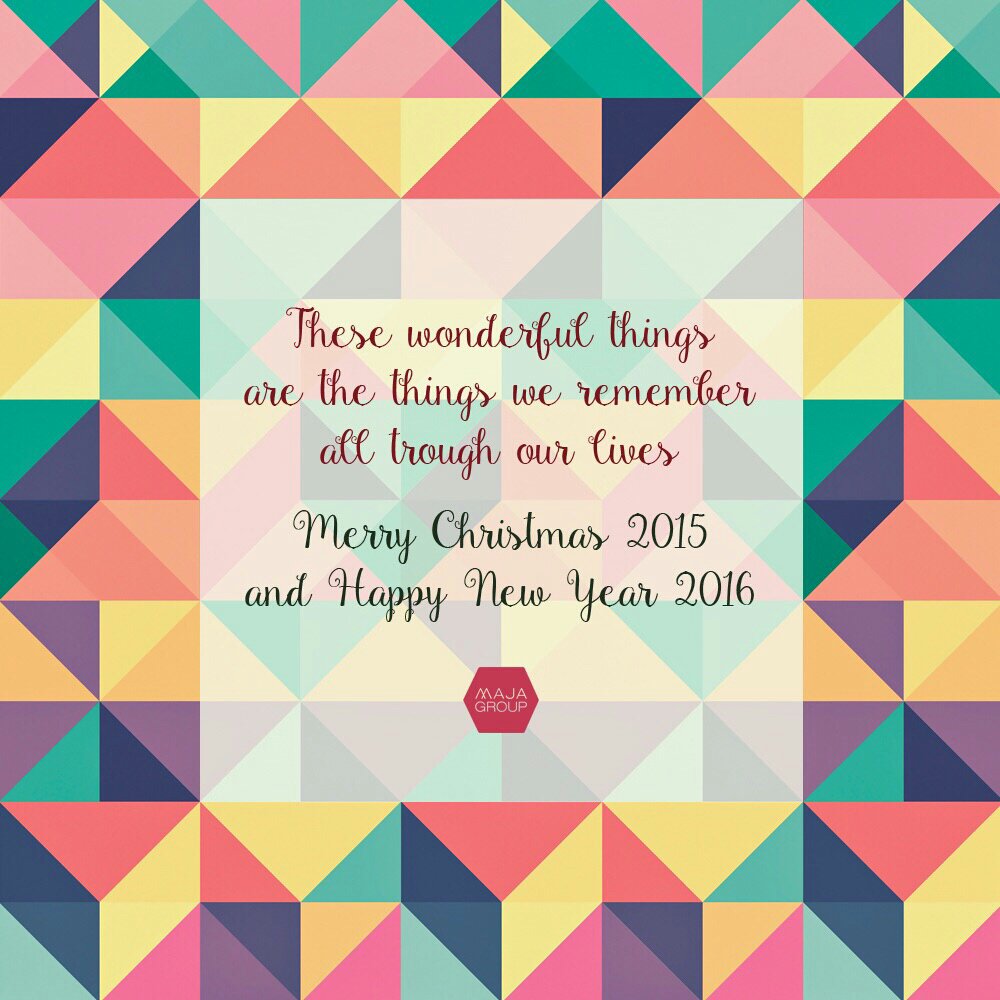Maja Group Indonesia wishing u a very Merry Christmas! May it bring u joy, happiness &amp; everything else you deserve.
