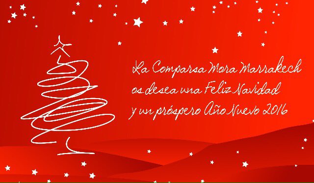 Moros_Marrakech's tweet photo. La familia Marrakech os desea unas felices fiestas!! https://t.co/ITzftmOxAt
