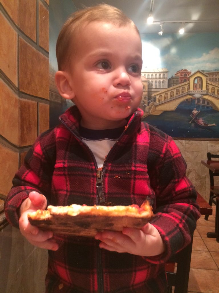 Can't wait til papa (chef Danny) turns on his pizza oven! Yum #ilovepizza #papamakesthebestpizza