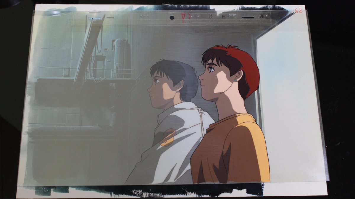 実際には暗室でセルのみに光を当て、無反射ガラスを上に置いて撮影し