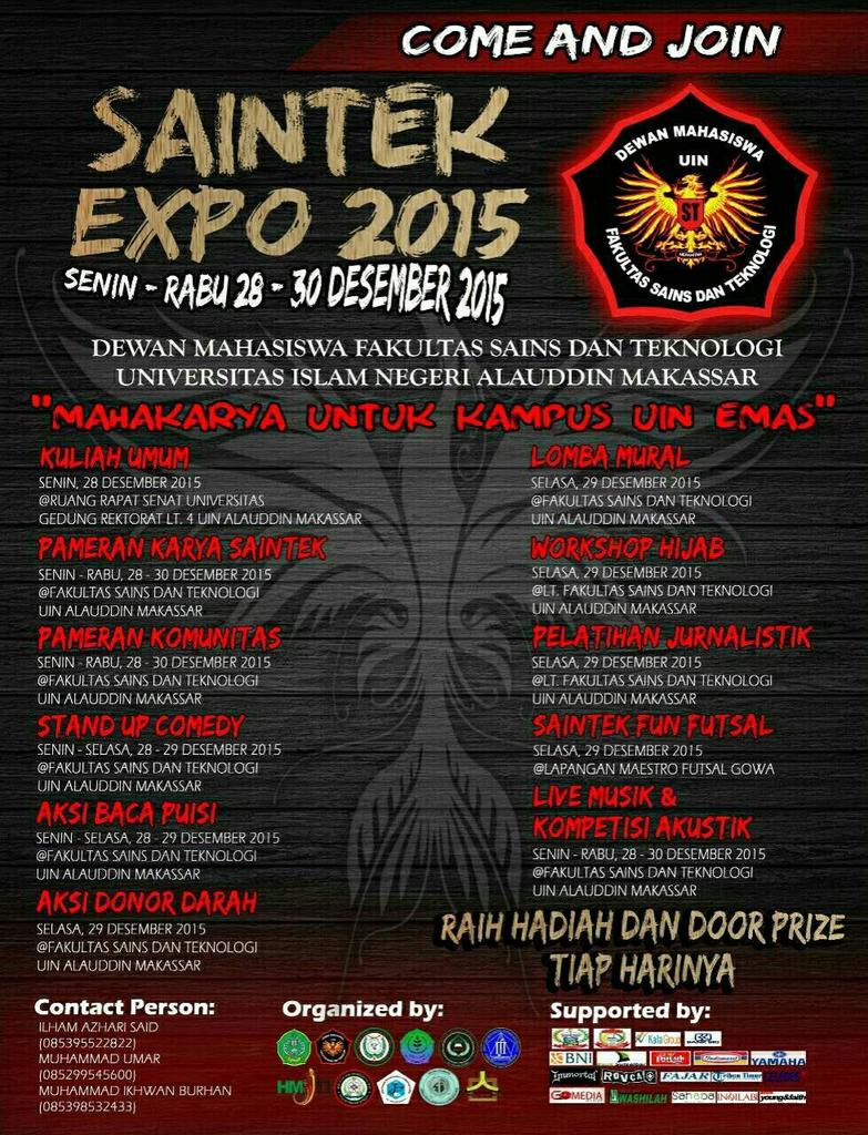 Dekat2 ini ada event keren <a href="/UIN_Alauddin/">UIN Alauddin</a> datang yukz...