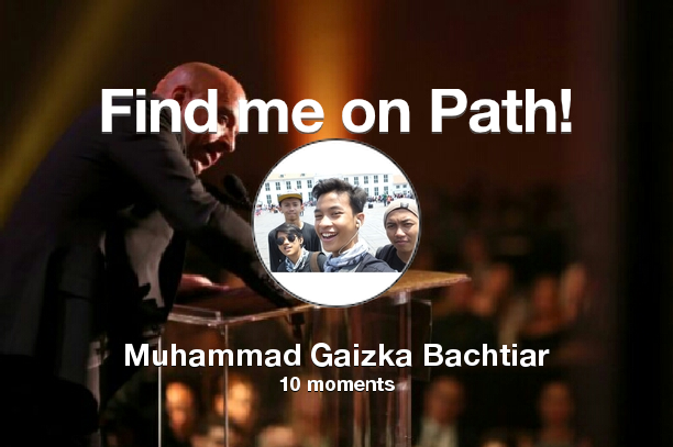 M_Gaizka's tweet photo. Find me on #Path now! Go to: https://t.co/SZRCvWIQWr! #thepersonalnetwork https://t.co/f25TZgL0AU
