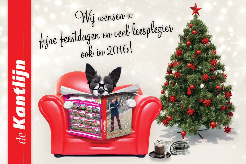 Fijne feestdagen en veel leesplezier ook in 2016!