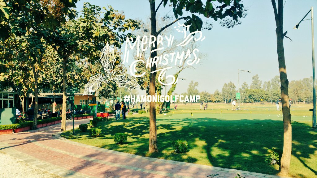 HamoniGolf's tweet photo. A bright and sunny #Christmas :) #hamonigolf #gurgaon #sodelhi #whatsupgurgaon #golf https://t.co/Q23hBLAiFv