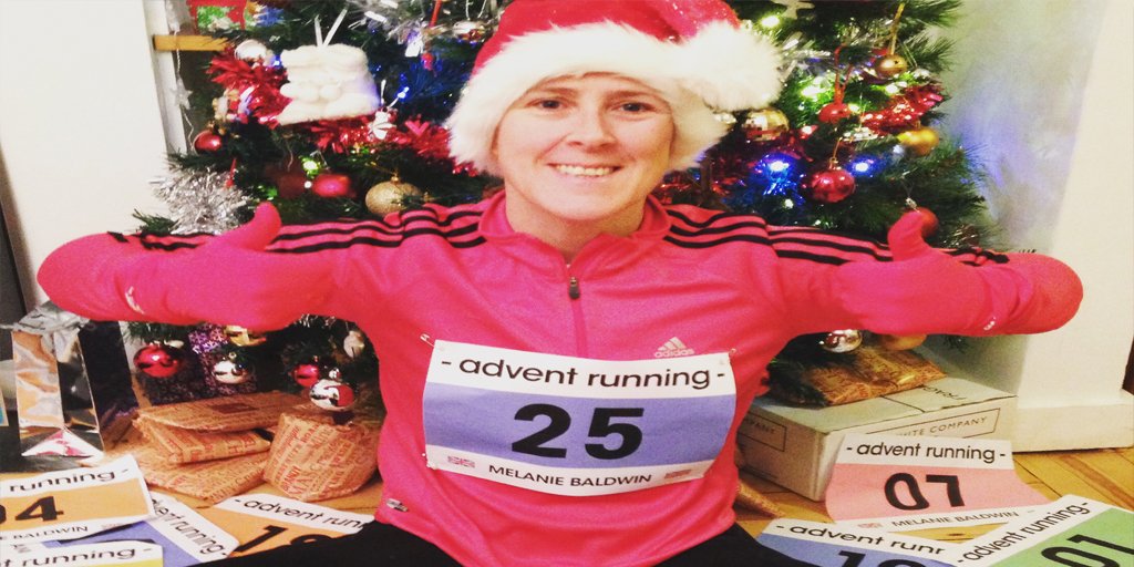 mels_posts's tweet image. Day 25 @adventrunning - 30mins Xmas day done! Merry Xmas everyone! 😀 #adventrunning #boostlondon #runforsprouts