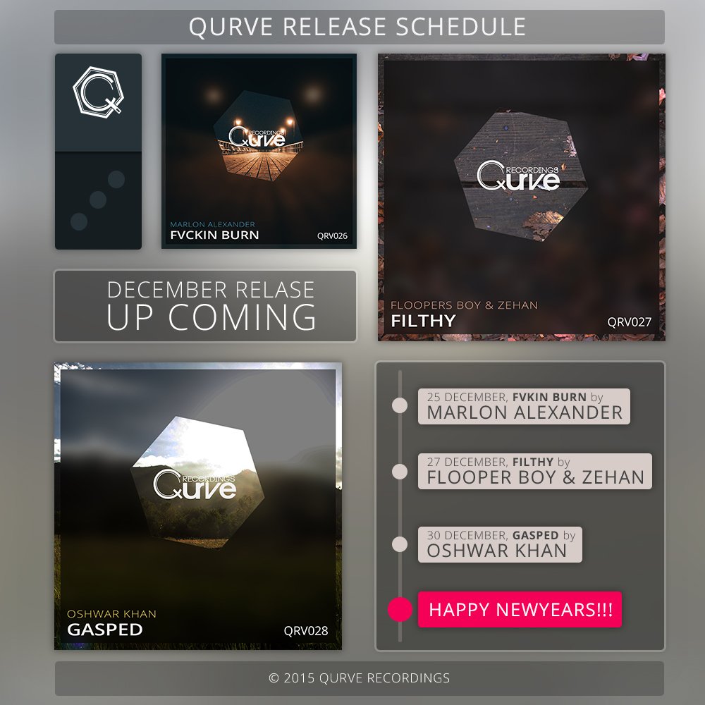 Hello guys, in December, Qurve Records will release a new song until the end of the year.