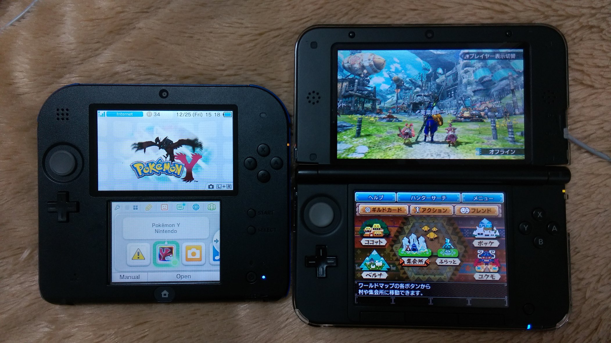 ちびオオセンチ No Twitter 質問があったので並べてみる 北米版2dsと 3ds Ll比較 そして友情出演のゲームボーイアドバンスさん 2dsのタッチ画面はゲームボーイアドバンスさんの画面サイズと同じ 2ds T Co 9cly7161ox Twitter