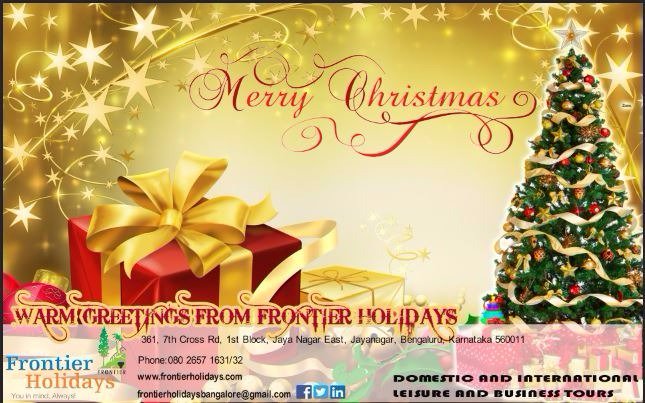 frontierblr's tweet photo. Let us raise a loving cup Peace on earth, Wish all of you an amazing &amp; altogether thrilling and chilling X-Mas. https://t.co/FWdqDeWFjI