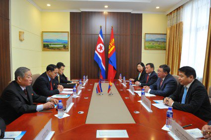 State Secretary D.Gankhuyag held official talks with North Korean Deputy Foreign Minister Mr. Ri Gil Song.