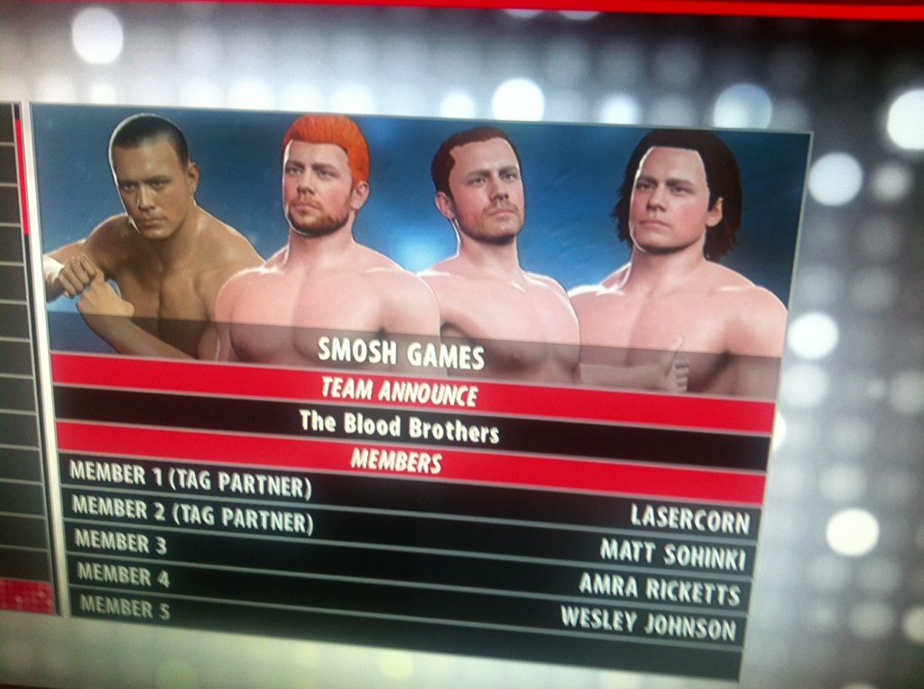 TheJordanBladon's tweet photo. Tried to recreate you guys on wwe 2k16 @WesTheEditor @FLitz @Sohinki @LaserCorn https://t.co/Vctknn71Jv