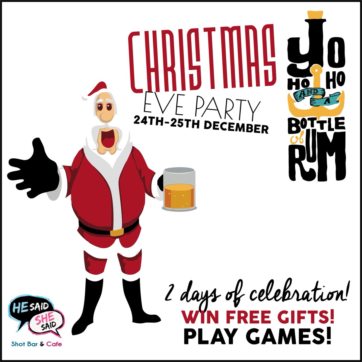 Have a Holly-Jolly Merry-Beery Christmas, you guys! :D #HeSaidSheSaid #Holidays #Christmas