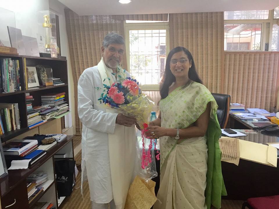 sushisinghsbk's tweet photo. Memorable Moments 2015; Personally invited Nobel Laureate, Noble Soul @k_satyarthi ji as Guest of Honour #RTC2015 https://t.co/mSL8my8ruP