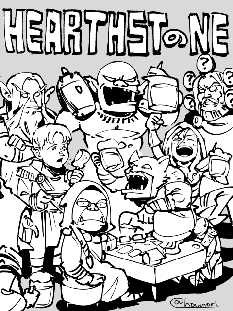 お絵描き:HEARTH STのNE 