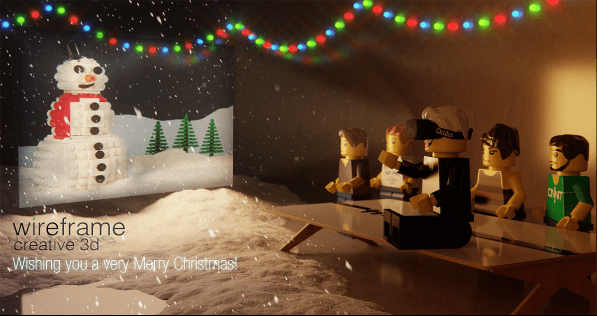 wireframeLtd's tweet image. Happy Christmas from everyone at Wireframe - we've got the VR world sorted #VR2016 here we come!