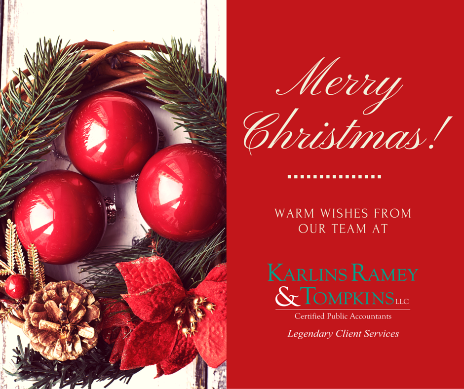 KRTcpas's tweet photo. We want to wish you and your family a very #MerryChristmas from our whole team at @KRTcpas #legendaryclientservices https://t.co/UjMe3rOThh