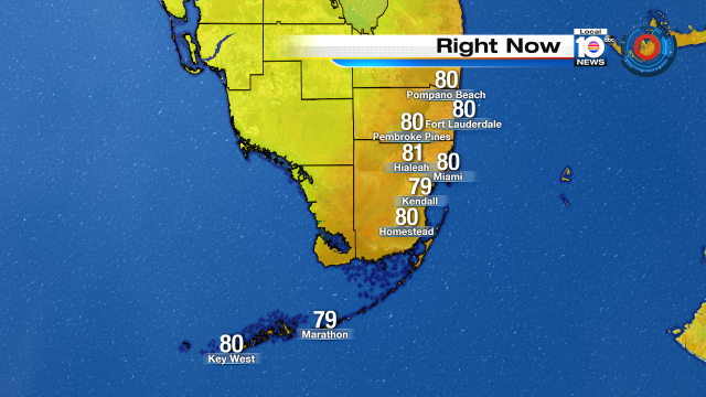 MERRY WARM CHRISTMAS - It's a quick warm-up this holiday. Temps are already at 80° this morning! https://t.co/nVZUuZoAP4