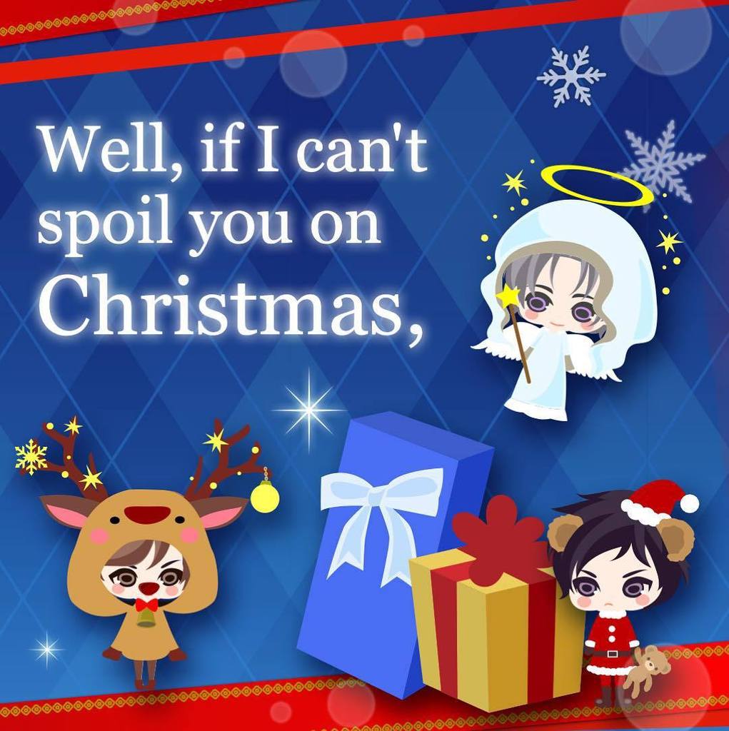 Voltage_Love365's tweet photo. Well, if I can't spoil you on Christmas, when can I? #BeMyPrincessPARTY #Wilfred #happyho… https://t.co/d3kWoR0KgA https://t.co/aNaa14Jwve