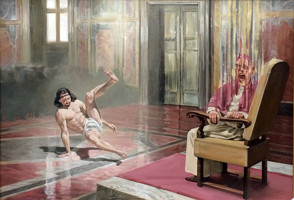 Birthday Boy.

'Screaming Pope' by <a href="/cosmo_sarson/">cosmo sarson</a>
