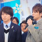 Mステで撮れたベストショット♥相葉くんと大ちゃん、可愛すぎる♥