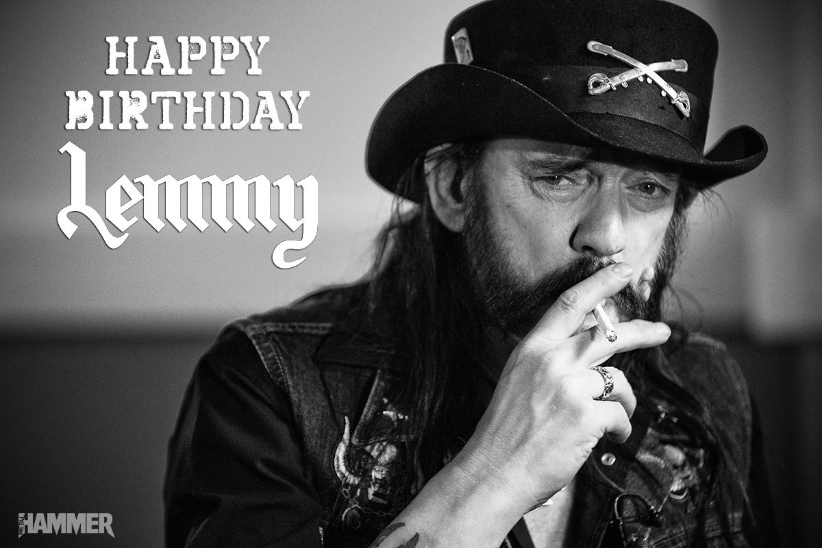 Happy 70th birthday to the legend Lemmy Kilmister Motörhead! 