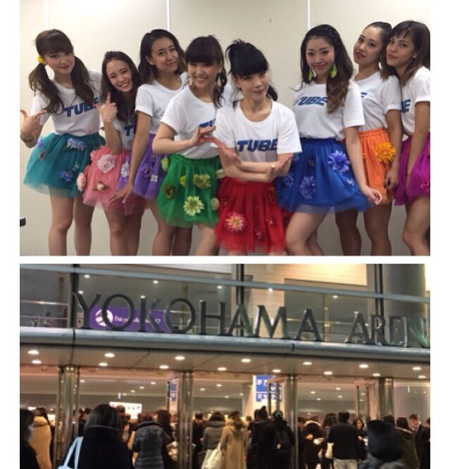 anna0625aka's tweet photo. 先日は、TUBE LIVE AROUND 2015‼︎ In 横浜アリーナ‼︎‼︎
最高に楽しすぎましたー‼︎‼︎‼︎
ありがとうございました！✨😭
#TUBE #tourdancer #横浜アリーナ https://t.co/jvAo4LGWp8