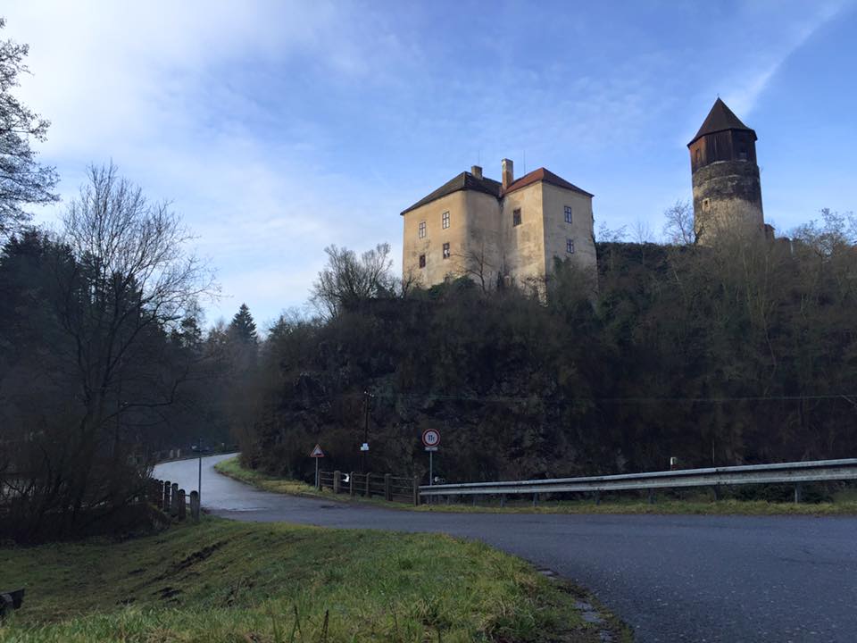 Vánoční snění o sněhu na Pirkštejně.