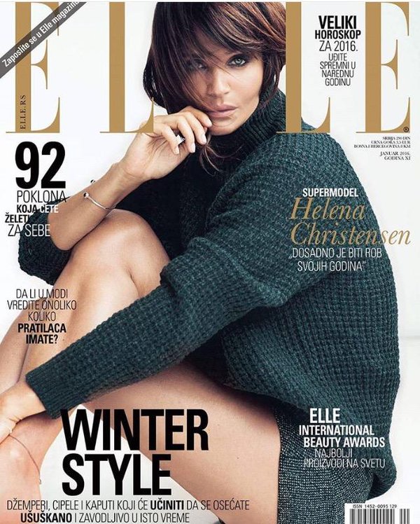 Happy birthday Helena Christensen.....tough date to share :-) 