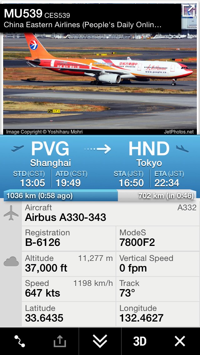 航空情報 Airplaneinformation 上海 浦東発 東京 羽田行き 中国東方航空 Mu539便 B 6126 人民日報塗装で運航 6時間44分遅れで出発 到着予定時刻は22 34 推定 T Co 2v2opbw5hi 航空情報 Airplaneinformation 上海 浦東発 東京 羽田行き 中国東方航空 Mu539便 B 6126 人民日報塗装で運航 6時間44分遅れで出発 到着予定時刻は22 34 推定 T Co 2v2opbw5hi