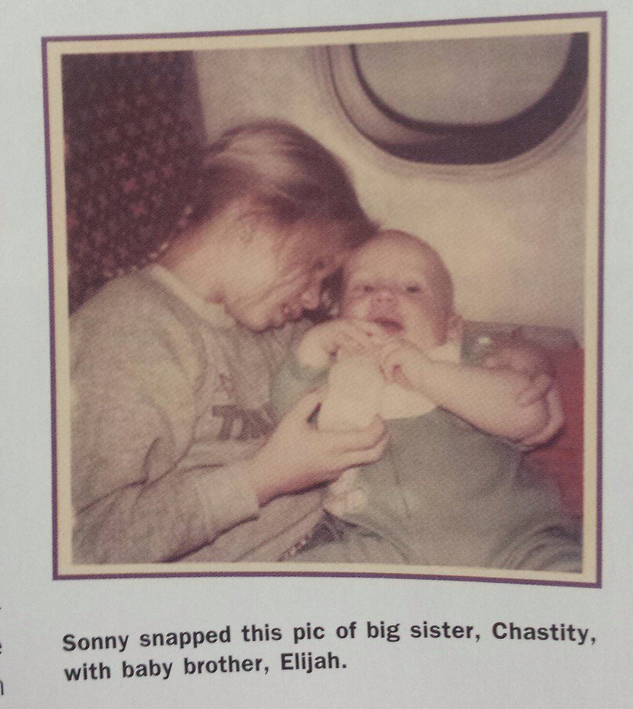 CherStruckGypsy's tweet photo. @cher I found this photo in a book I got for christmas. Simply the cutest picture of Chaz and Elijah I've ever seen😍 https://t.co/7puPUOeeM5