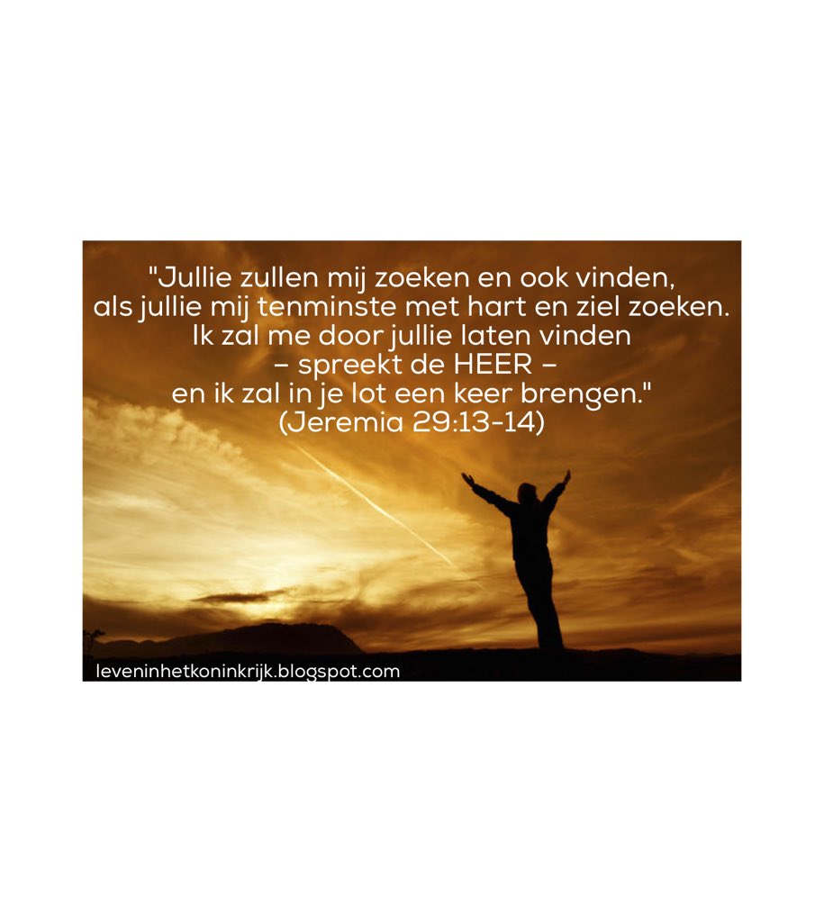 JezusVolgen's tweet photo. Zoek en je zult Mij vinden! https://t.co/lHBA9XRBtS
