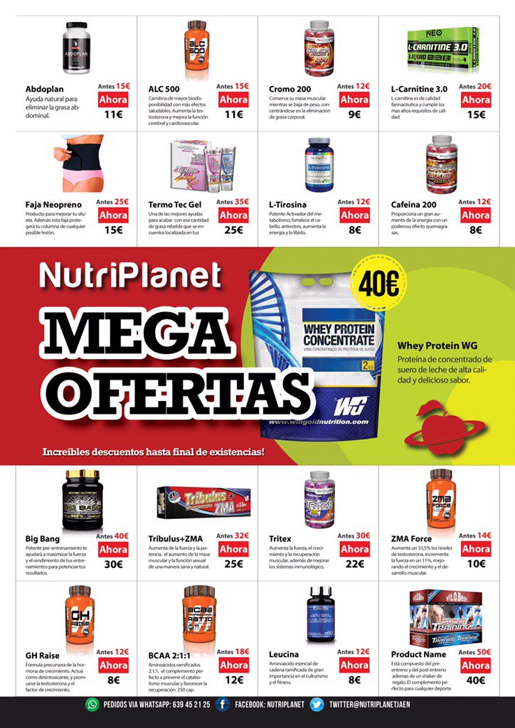 NutriPlanetJaen's tweet photo. MEGA OFERTAS!!! https://t.co/Ry4Yni0YaN