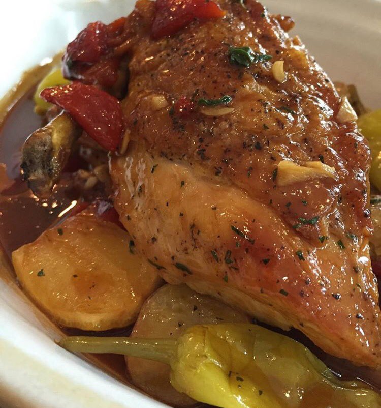 Pollo rostizado de la casa. Del chef <a href="/JustinErmini/">Justin Ermini</a> en <a href="/anatolkitchen/">Anatol en LasAlcobas</a> #Polanco #CDMX #25Sabores2015