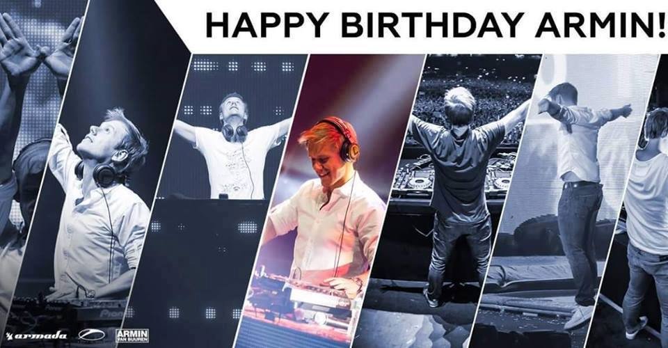 Happy birthday Armin Van Buuren! 