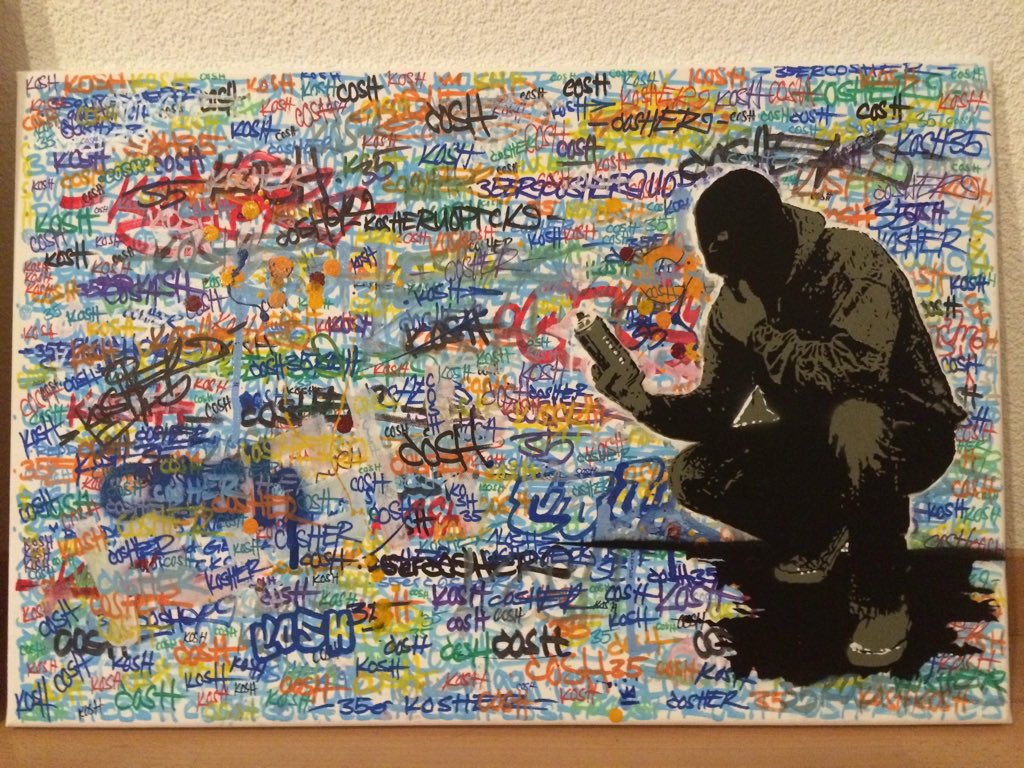 reddevangdast's tweet photo. #new #piece #thethinker #aerosol #posca #stencil #legalorilegal #tosprayornottospray #thatsthequestion https://t.co/tAp0qbO6ce