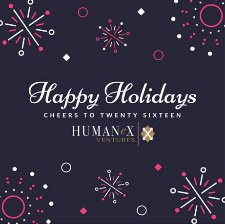 Happy Holidays from our HUMANeX family to yours! Thanks to all of our partners for an amazing 2015!