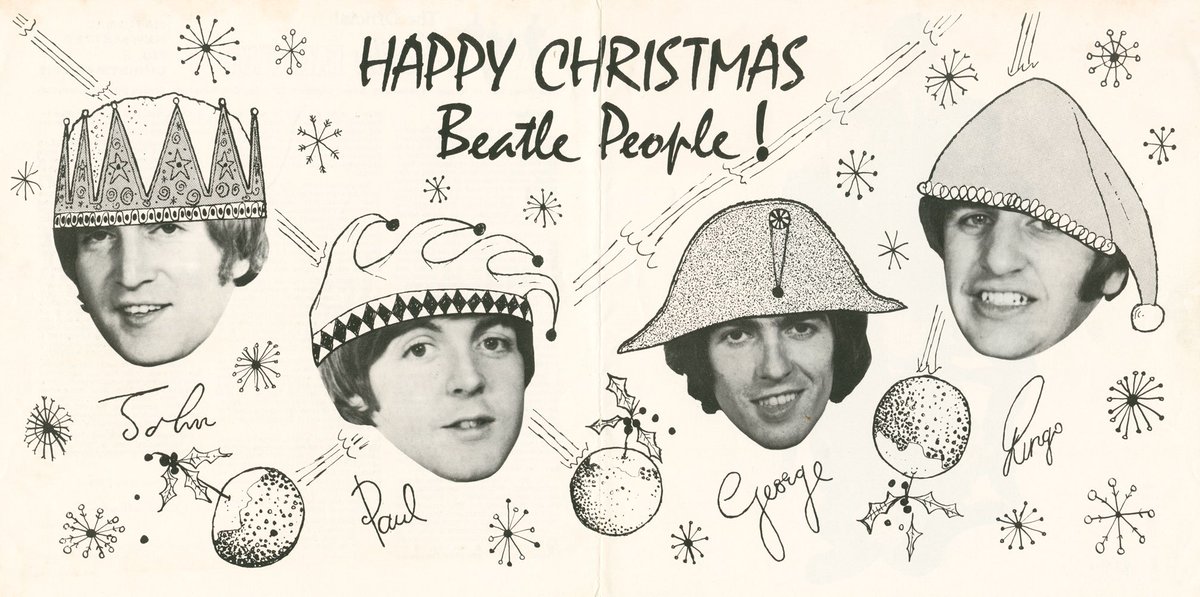 GeorgeHarrison's tweet photo. Peace on Earth, Seasons Greetings from the Harrisons. https://t.co/0cxrdermuz