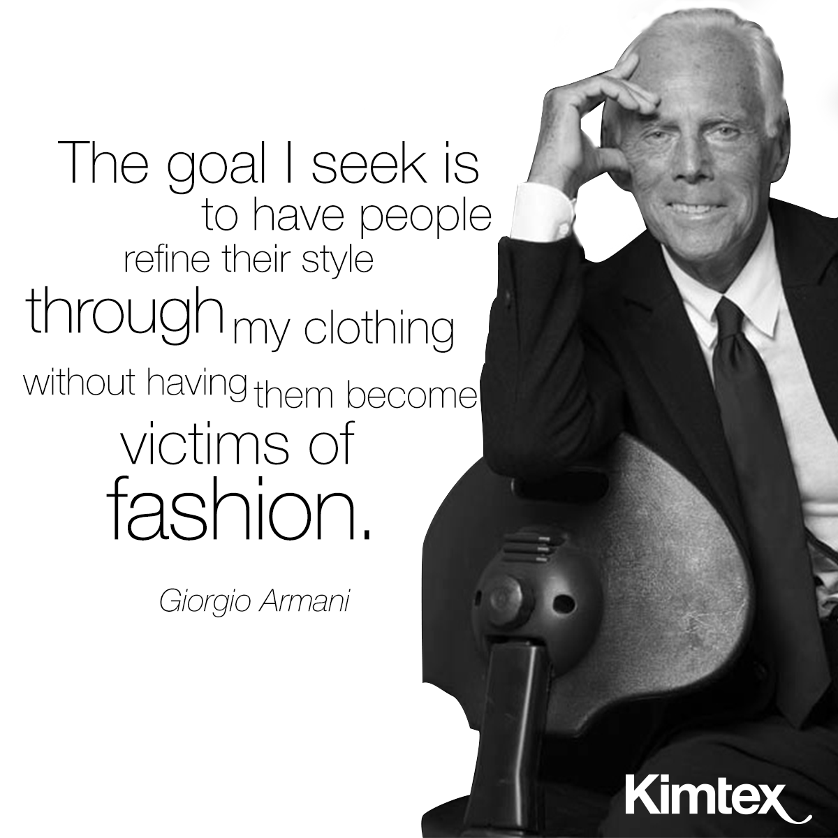 kimtextextile's tweet photo. Benim amacım insanların, giysilerim ile moda kurbanı olmadan stillerini güzelleştirmelerini sağlamak.Giorgio Armani https://t.co/sB8S2geJnW