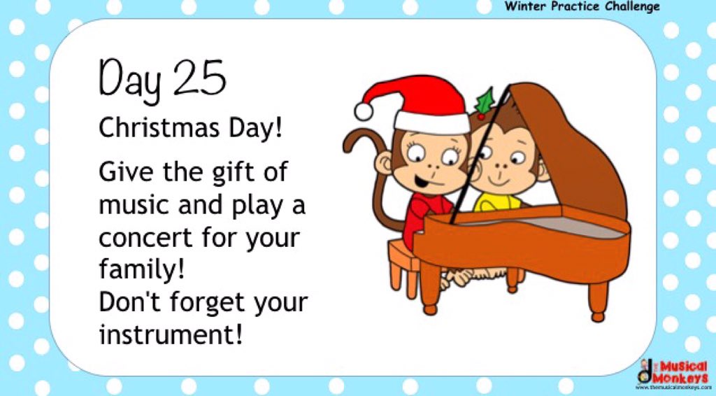 123ViolinTuner's tweet image. RT musicmonkeyplay: Merry Christmas! Give the gift of music. Play a #concert for your family! Remember your #instr…