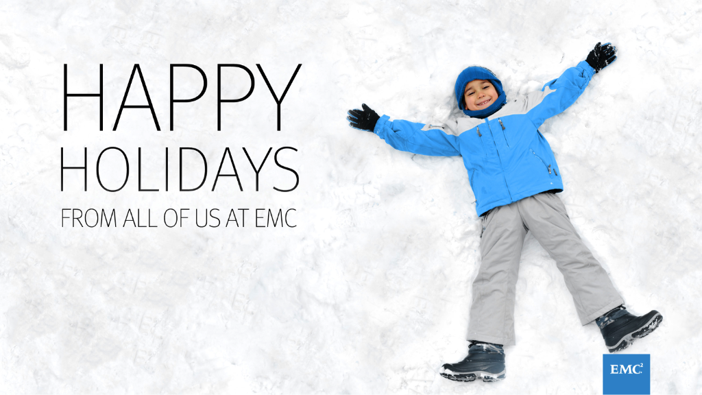 EMCCIOConnect's tweet photo. Happy holidays from all of us at EMC! https://t.co/ks4EDCUx5C