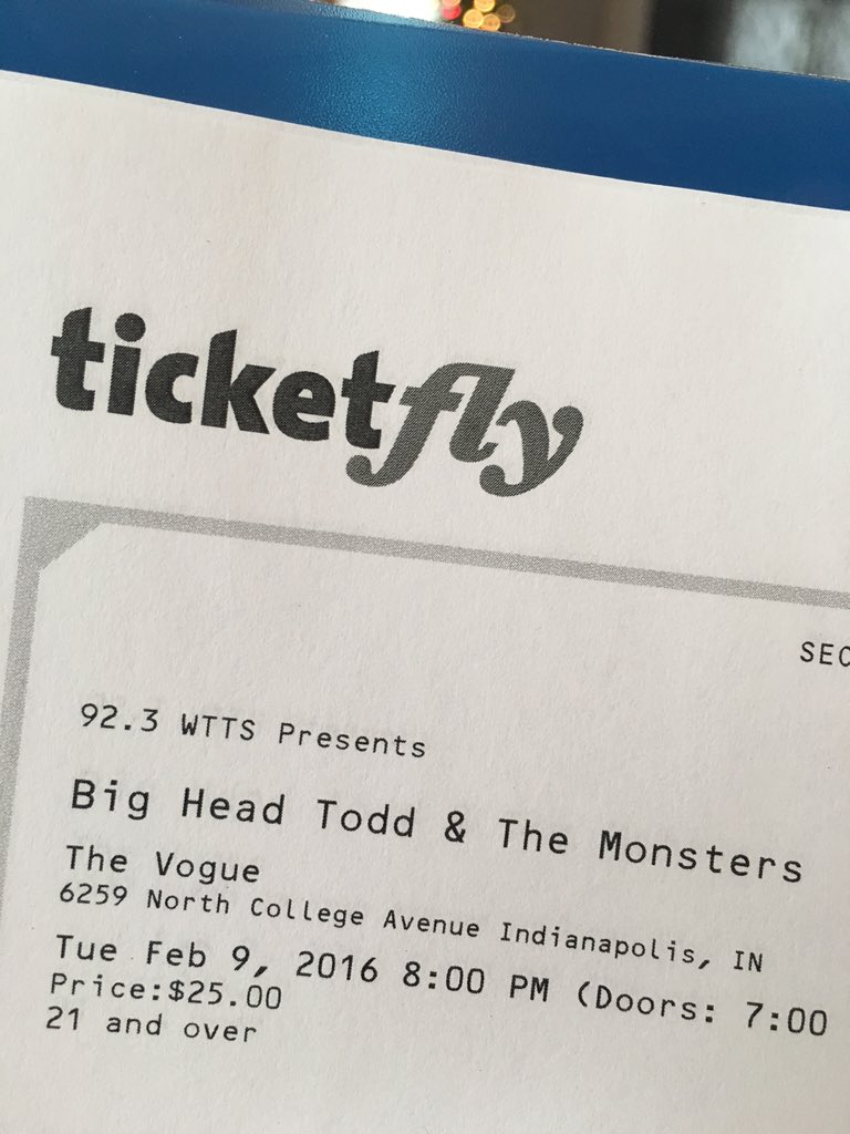 Best Christmas present ever - @bhtm tickets!  See you in Indy guys! #bigheadtodd&monsters