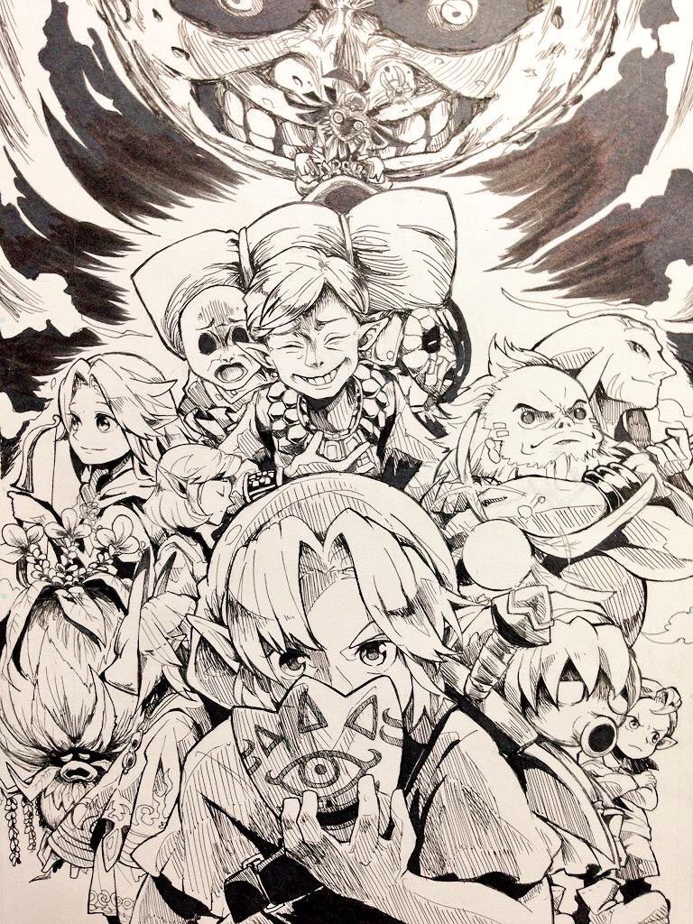 これも好きな感じにかけた!今年は集合絵の楽しさを知った 