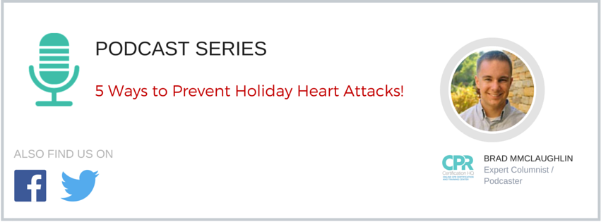 CPRHeadquarters's tweet photo. Happy Holidays from CPR Headquarters &amp; a Podcast "5 Ways to Prevent Holiday Heart Attacks" https://t.co/5OAGJ7ez02 https://t.co/iuwWyEbrJO