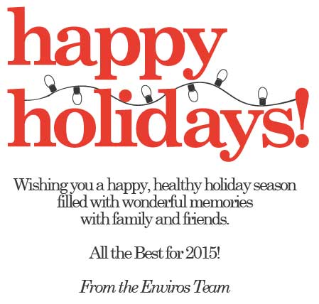 EnvirosWSA's tweet photo. Wishing you a very happy, healthy holiday season! #bethebright https://t.co/K3Hey9WWGT