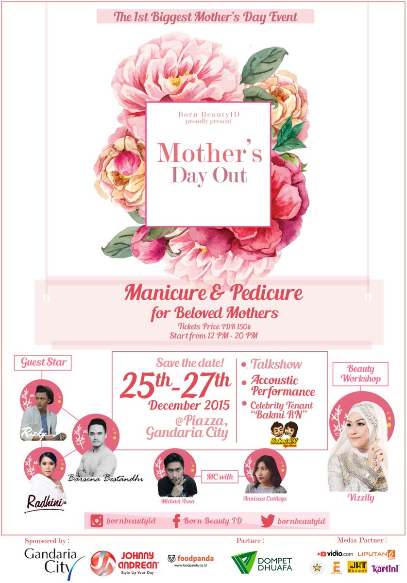 Ungkapkan rasa sayang Anda di <a href="/BORNBeautyID/">BORN Beauty</a> "Mother's Day Out" 25-27 Dec 2015 majalahkartini.co.id/berita/ungkapk…
